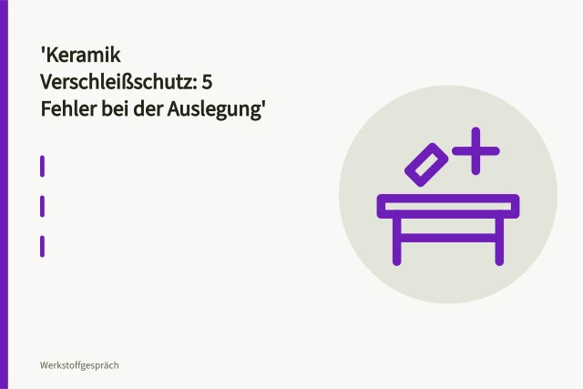 Aluminiumoxid-Keramik-Verschleißschutzplatte auf Stahlwelle montiert. Keramik Verschleißschutz: 5 Fehler bei der Auslegung