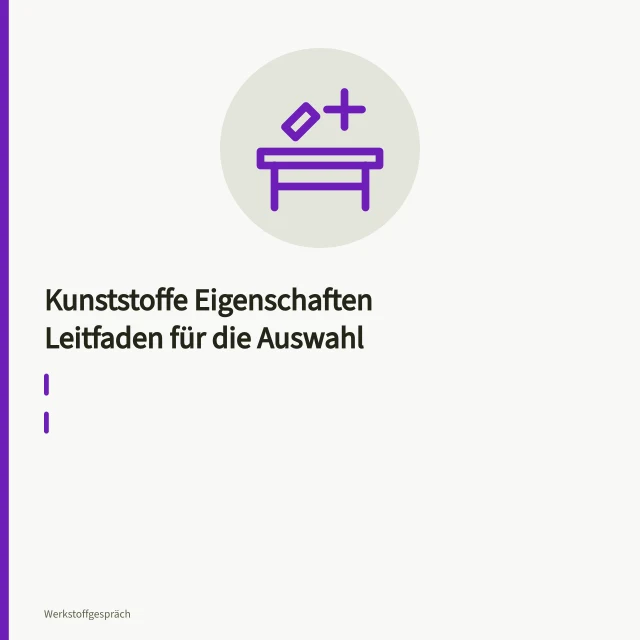 Sechs Häufchen Kunststoffgranulat in verschiedenen Farben auf dunkler Werkbank. Kunststoffe Eigenschaften Leitfaden für die Auswahl